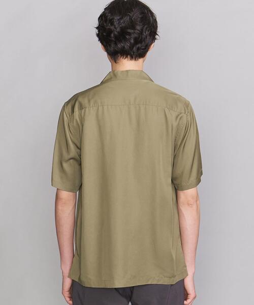 BEAUTY&YOUTH UNITED ARROWS（ビューティーアンドユースユナイテッドアローズ）の「BY DULL/LUSTR オープンカラー リラックスレギュラー シャツ（シャツ/ブラウス・メンズ・ベージュ/オリーブ/イエロー・SMALL/MEDIUM/LARGE/X-LARGE）」の12枚目の写真