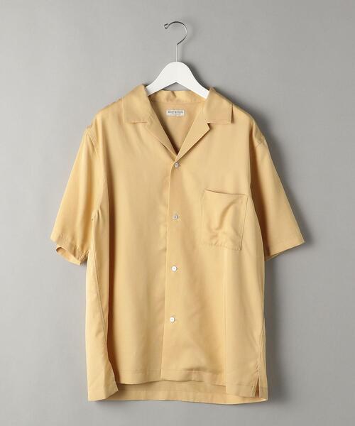 BEAUTY&YOUTH UNITED ARROWS（ビューティーアンドユースユナイテッドアローズ）の「BY DULL/LUSTR オープンカラー リラックスレギュラー シャツ（シャツ/ブラウス・メンズ・ベージュ/オリーブ/イエロー・SMALL/MEDIUM/LARGE/X-LARGE）」の14枚目の写真