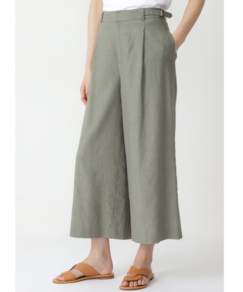 human woman(ヒューマンウーマン)の「◆レーヨンリネンパンツ(その他パンツ・レディース・カーキ/グレー系その他・SMALL/MEDIUM/LARGE/X-LARGE/X-SMALL)」の2枚目の写真