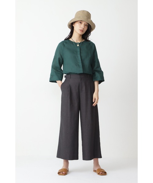 human woman(ヒューマンウーマン)の「◆レーヨンリネンパンツ(その他パンツ・レディース・カーキ/グレー系その他・SMALL/MEDIUM/LARGE/X-LARGE/X-SMALL)」の7枚目の写真