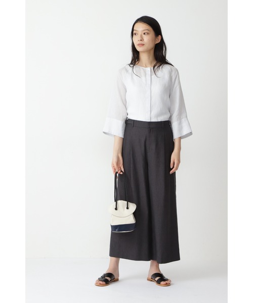 human woman(ヒューマンウーマン)の「◆レーヨンリネンパンツ(その他パンツ・レディース・カーキ/グレー系その他・SMALL/MEDIUM/LARGE/X-LARGE/X-SMALL)」の9枚目の写真