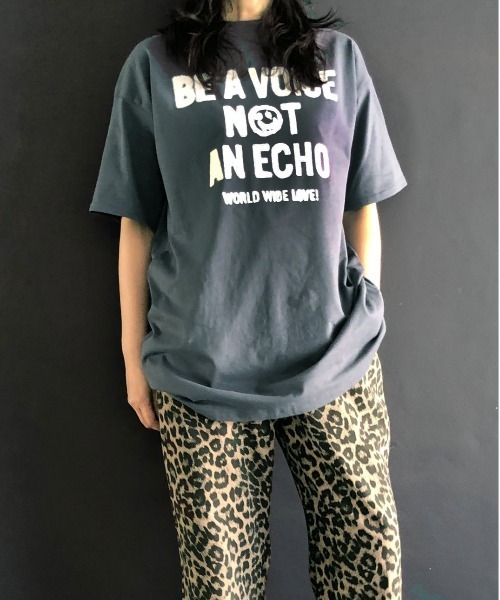 セール Backスリットルーズｔシャツ Tシャツ カットソー World Wide Love ワールドワイドラブ のファッション通販 Zozotown