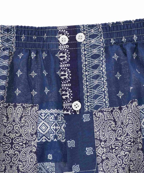 ANONYMOUSISM（アノニマスイズム）の「【ANONYMOUSISM】布帛トランクス2P/2枚セット/アノニマスイズム（トランクス・メンズ・ブルー/レッド/ブラック/グリーン・L/XL/M）」の10枚目の写真