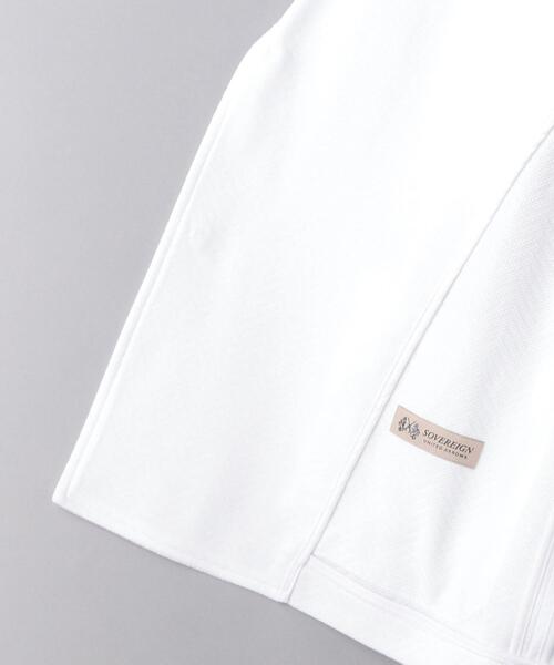 SOVEREIGN（ソブリン）の「＜SOVEREIGN（ソブリン）＞ ヘリンボーン ジャージー カット ジャケット（テーラードジャケット・メンズ・ホワイト/ネイビー・X-LARGE/SMALL/MEDIUM/LARGE）」の14枚目の写真