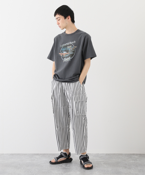 B.C STOCK（ベーセーストック）の「CRH DYED-T MOTOR CITY Tシャツ（Tシャツ/カットソー・メンズ・ブラック/アイボリー・MEDIUM/LARGE）」の19枚目の写真