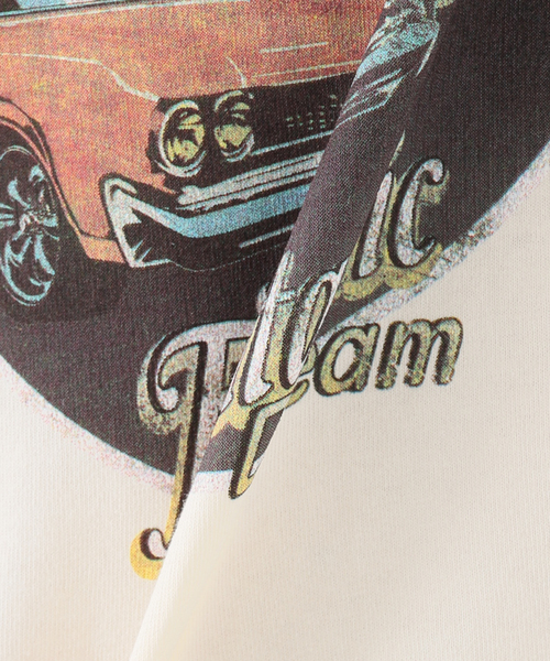 B.C STOCK（ベーセーストック）の「CRH DYED-T MOTOR CITY Tシャツ（Tシャツ/カットソー・メンズ・ブラック/アイボリー・MEDIUM/LARGE）」の5枚目の写真