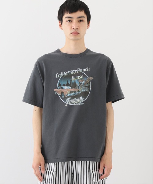 B.C STOCK（ベーセーストック）の「CRH DYED-T MOTOR CITY Tシャツ（Tシャツ/カットソー・メンズ・ブラック/アイボリー・MEDIUM/LARGE）」の21枚目の写真