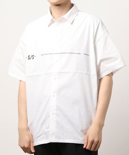 A4A（エーフォーエー）の「A4A/エーフォーエー/Sound グラフィックプリント半袖シャツ（シャツ/ブラウス・メンズ・ホワイト/ブラック・FREE）」の4枚目の写真