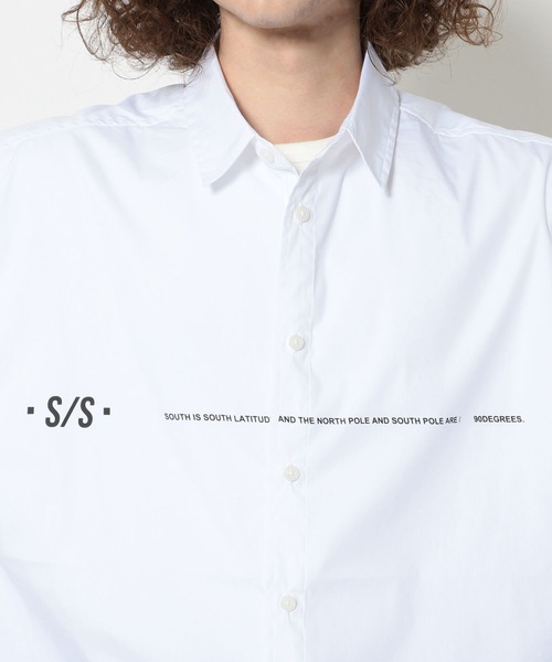 A4A（エーフォーエー）の「A4A/エーフォーエー/Sound グラフィックプリント半袖シャツ（シャツ/ブラウス・メンズ・ホワイト/ブラック・FREE）」の10枚目の写真