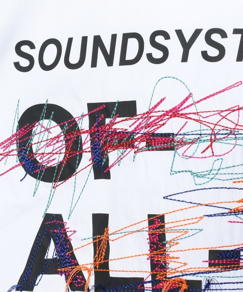 A4A（エーフォーエー）の「A4A/エーフォーエー/Sound グラフィックプリント半袖シャツ（シャツ/ブラウス・メンズ・ホワイト/ブラック・FREE）」の12枚目の写真