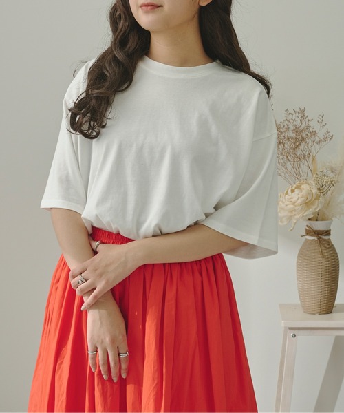 Ambre Neige（アンブルネージュ）の「アソートプリントTシャツ／【WEB/EC限定商品】（Tシャツ/カットソー・レディース・チャコールグレー/オフホワイト/ホワイト系その他/グレー系その他・FREE）」の9枚目の写真