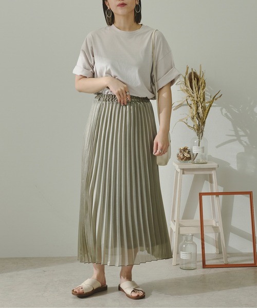 Ambre Neige（アンブルネージュ）の「アソートプリントTシャツ／【WEB/EC限定商品】（Tシャツ/カットソー・レディース・チャコールグレー/オフホワイト/ホワイト系その他/グレー系その他・FREE）」の16枚目の写真