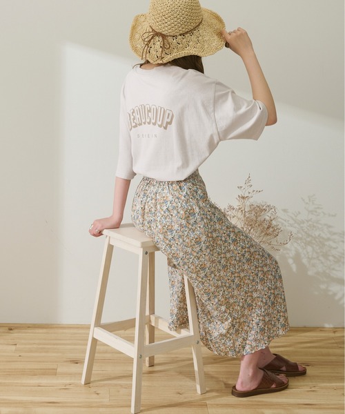 Ambre Neige（アンブルネージュ）の「アソートプリントTシャツ／【WEB/EC限定商品】（Tシャツ/カットソー・レディース・チャコールグレー/オフホワイト/ホワイト系その他/グレー系その他・FREE）」の18枚目の写真