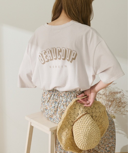 Ambre Neige（アンブルネージュ）の「アソートプリントTシャツ／【WEB/EC限定商品】（Tシャツ/カットソー・レディース・チャコールグレー/オフホワイト/ホワイト系その他/グレー系その他・FREE）」の19枚目の写真