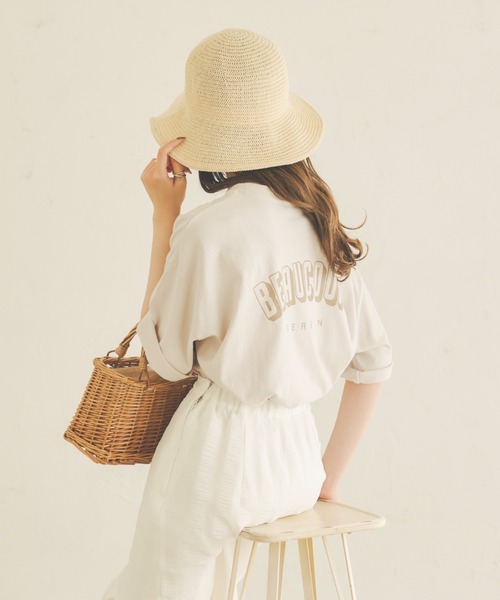 Ambre Neige（アンブルネージュ）の「アソートプリントTシャツ／【WEB/EC限定商品】（Tシャツ/カットソー・レディース・チャコールグレー/オフホワイト/ホワイト系その他/グレー系その他・FREE）」の21枚目の写真