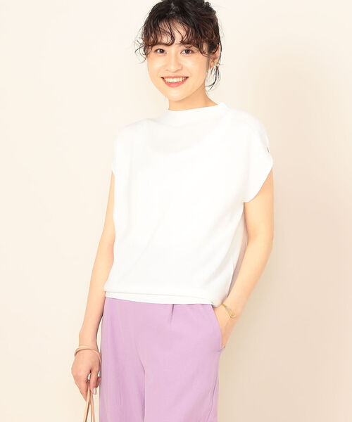 NOLLEY’S(ノーリーズ)の「ホールガーメントノースリーブプルオーバーニット(ニット/セーター・レディース・ブラック/オフホワイト/ブラック系その他3/オレンジ系その他3・38)」の18枚目の写真