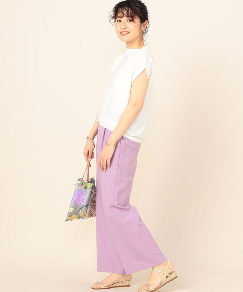 NOLLEY’S(ノーリーズ)の「ホールガーメントノースリーブプルオーバーニット(ニット/セーター・レディース・ブラック/オフホワイト/ブラック系その他3/オレンジ系その他3・38)」の19枚目の写真