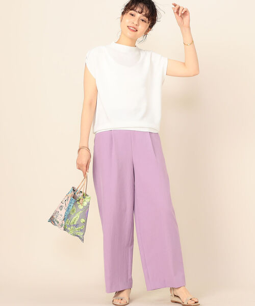 NOLLEY’S(ノーリーズ)の「ホールガーメントノースリーブプルオーバーニット(ニット/セーター・レディース・ブラック/オフホワイト/ブラック系その他3/オレンジ系その他3・38)」の20枚目の写真