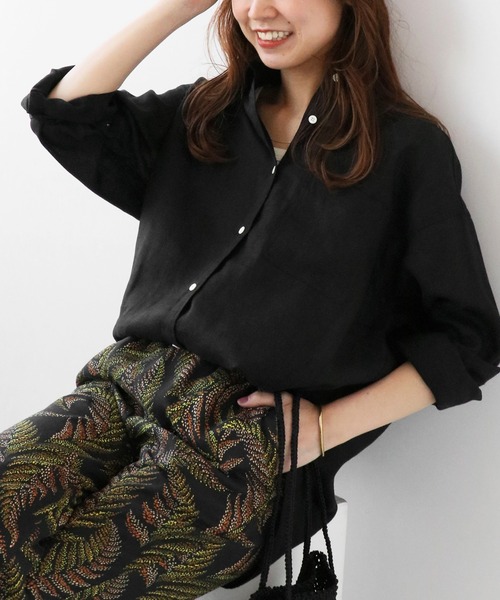 Linas×JOURNAL STANDARD relumeリネンオーバーシャツ JOURNAL STANDARD relume（ジャーナルスタンダード レリューム