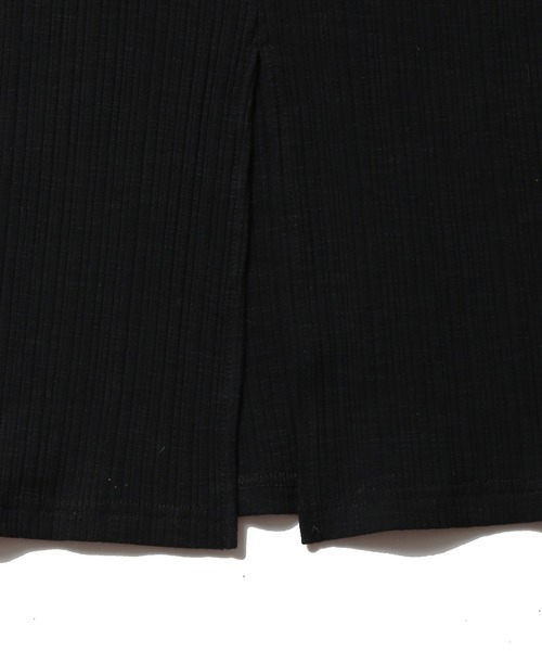 Lull（ルル）の「【Lull / ルル】リブタイトスカート（スカート・レディース・カーキ/ブラック・M）」の13枚目の写真