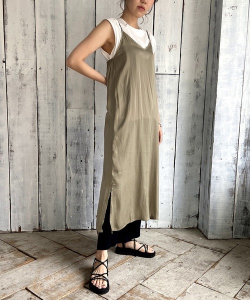 Lull（ルル）の「【Lull / ルル】リブタイトスカート（スカート・レディース・カーキ/ブラック・M）」の22枚目の写真