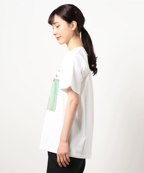 mmym(エムエムワイエム)の「(mmym)プリントTシャツ(Tシャツ/カットソー・レディース・ホワイト・MEDIUM)」の2枚目の写真