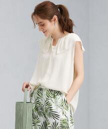 green label relaxing | FFC ラッフル カラー ブラウス(シャツ/ブラウス)
