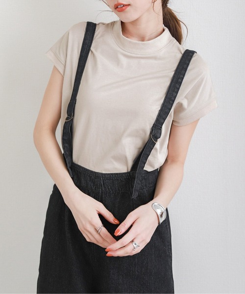 SUGAR BISKET(シュガービスケット)の「2type コットン Tシャツ(Tシャツ/カットソー・レディース・ブルー/ホワイト/ブラック/ベージュ/ブラウン系その他/ブルー系その他2/ブラック系その他・フリー)」の5枚目の写真