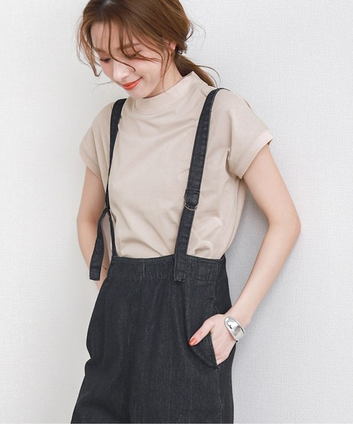 SUGAR BISKET(シュガービスケット)の「2type コットン Tシャツ(Tシャツ/カットソー・レディース・ブルー/ホワイト/ブラック/ベージュ/ブラウン系その他/ブルー系その他2/ブラック系その他・フリー)」の10枚目の写真