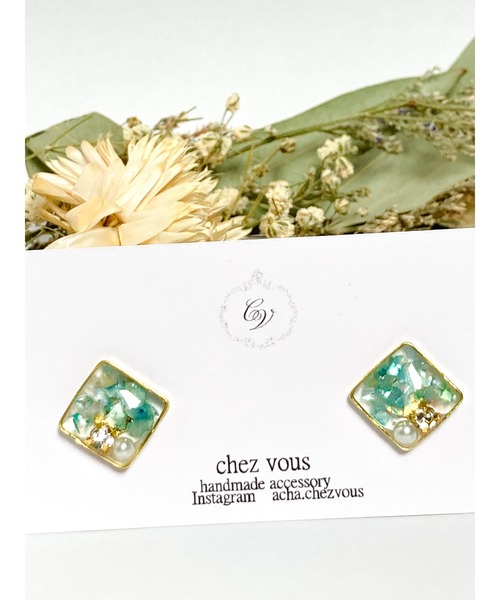 tone(トーン)の「【chez vous】SHELLY kirameki イヤリング (MA)(イヤリング・レディース・ピンク/レインボー/グリーン系その他/ブルー系その他/イエロー系その他/ブラウン/その他/イエロー/ゴールド/ナチュラル/グリーン系その他2/スカイブルー/パープル/その他2/マスタード/グリーン/オレンジ系その他/パープル系その他/ブルー/その他3/ピンク系その他/ライトパープル・FREE)」の21枚目の写真