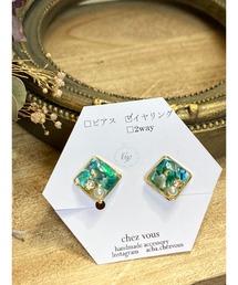 【chez vous】SHELLY kirameki　イヤリング 　(MA)