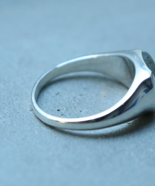 OX JEWELRY Oval Ring シルバー×オニキス 19号 ついに完成「OXジュエリー」新作4型一挙発売！&「MYSTR/ミスタ