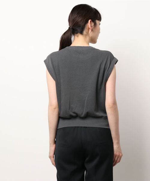 RETRO GIRL（レトロガール）の「アソートロゴベスト（ベスト・レディース・ライトグレー/ホワイト/チャコールグレー・FREE）」の17枚目の写真