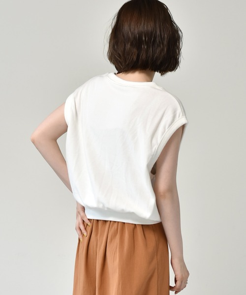 RETRO GIRL（レトロガール）の「アソートロゴベスト（ベスト・レディース・ライトグレー/ホワイト/チャコールグレー・FREE）」の11枚目の写真