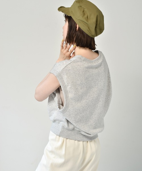 RETRO GIRL（レトロガール）の「アソートロゴベスト（ベスト・レディース・ライトグレー/ホワイト/チャコールグレー・FREE）」の15枚目の写真