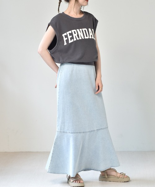 RETRO GIRL（レトロガール）の「アソートロゴベスト（ベスト・レディース・ライトグレー/ホワイト/チャコールグレー・FREE）」の21枚目の写真