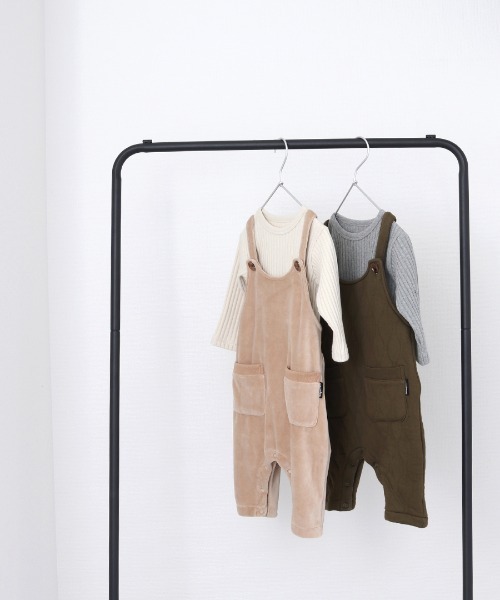 MAKE YOUR DAY（メイクユアデイ）の「無地リブロンパース■70.80cm（ロンパース・キッズ・ブラック/ベージュ/グレー/ピンク・80/70）」の18枚目の写真