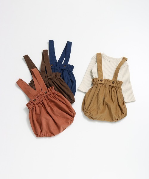 MAKE YOUR DAY（メイクユアデイ）の「無地リブロンパース■70.80cm（ロンパース・キッズ・ブラック/ベージュ/グレー/ピンク・80/70）」の6枚目の写真