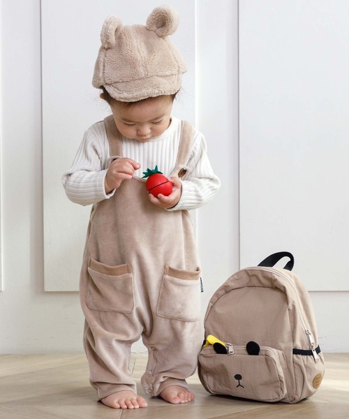 MAKE YOUR DAY（メイクユアデイ）の「無地リブロンパース■70.80cm（ロンパース・キッズ・ブラック/ベージュ/グレー/ピンク・80/70）」の20枚目の写真