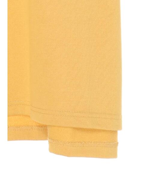 koe（コエ）の「ミニ裏毛モックネック半袖Tシャツ*（Tシャツ/カットソー・レディース・グレー/ホワイト/イエロー/ブラック/ミント・L/S/M）」の21枚目の写真