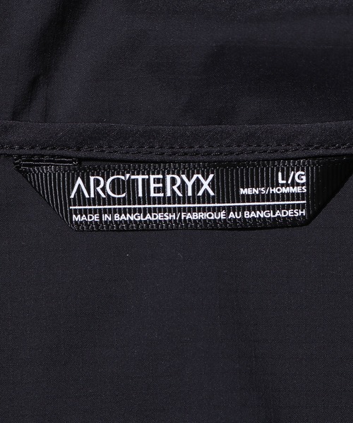ARC'TERYX（アークテリクス）の「ARC'TERYX/アークテリクス SQUAMISH HOODY Men's ワンポイント ブランドロゴ パーカー（マウンテンパーカー・メンズ・ブラック・S/M/L）」の6枚目の写真