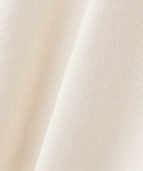 NATURAL BEAUTY BASIC（ナチュラルビューティーベーシック）の「デニムジャンスカ（ワンピース・レディース・ネイビー/オフホワイト・SMALL/MEDIUM）」の7枚目の写真