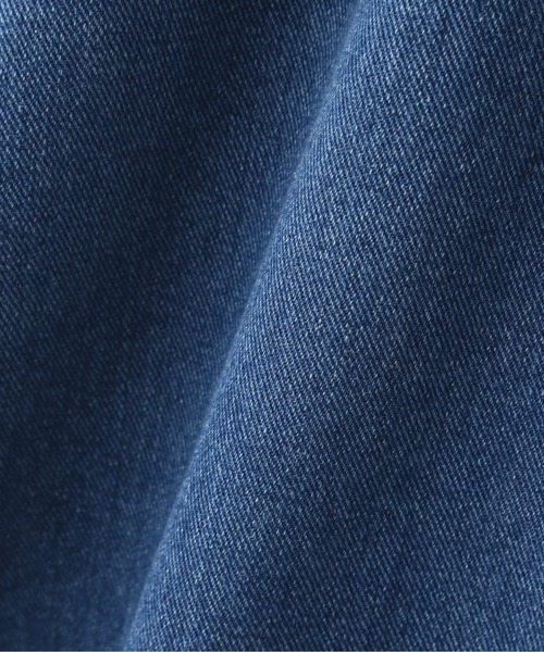 NATURAL BEAUTY BASIC（ナチュラルビューティーベーシック）の「デニムジャンスカ（ワンピース・レディース・ネイビー/オフホワイト・SMALL/MEDIUM）」の21枚目の写真