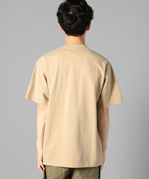 DANTON（ダントン）の「【DANTON/ダントン】クルーネック半袖ポケットTシャツ#JD-9041（Tシャツ/カットソー・メンズ・ホワイト/ブラック/チャコールグレー/ベージュ/グレイッシュベージュ/ダークグリーン/ワイン・38/40/42/44/46）」の17枚目の写真