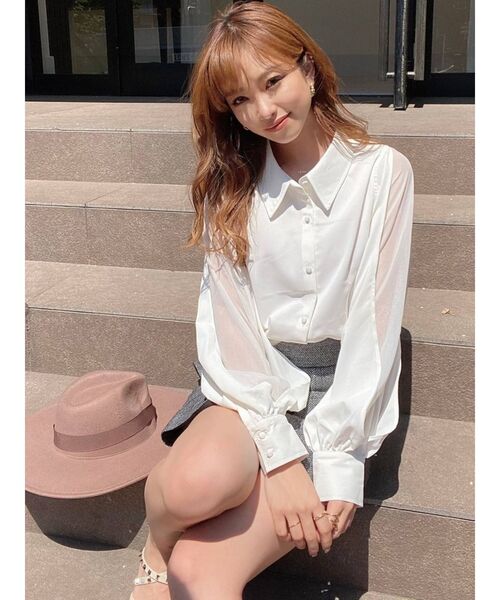 RESEXXY（リゼクシー）の「リボンフェルトハット（ハット・レディース・ブラック/ベージュ/モカ・FREE）」の8枚目の写真