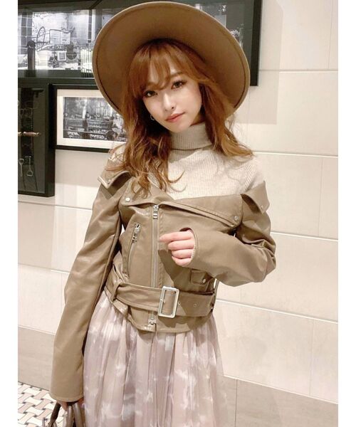 RESEXXY（リゼクシー）の「リボンフェルトハット（ハット・レディース・ブラック/ベージュ/モカ・FREE）」の14枚目の写真