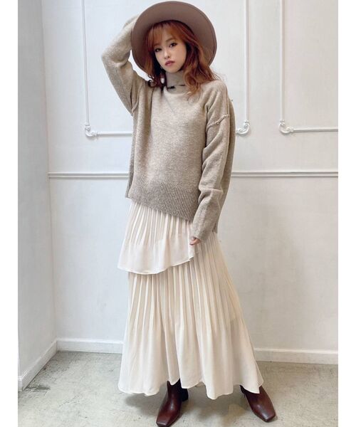 RESEXXY（リゼクシー）の「リボンフェルトハット（ハット・レディース・ブラック/ベージュ/モカ・FREE）」の16枚目の写真