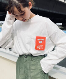 FREDY MAC | 【FREDYMAC ”SUNDAY TOOLS WEAR”】コントラストステッチ ロングスリーブTシャツ(Tシャツ/カットソー)