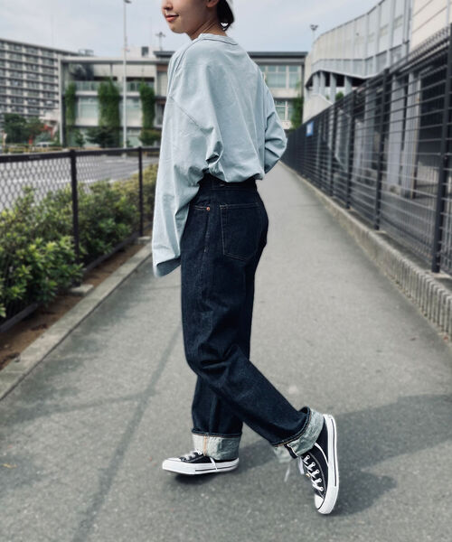 FREDY MAC（フレディーマック）の「【FREDYMAC ”SUNDAY TOOLS WEAR”】コントラストステッチ ロングスリーブTシャツ（Tシャツ/カットソー・メンズ・ブラック/オフホワイト/サックスブルー/オレンジ/アイボリー・MEDIUM）」の16枚目の写真