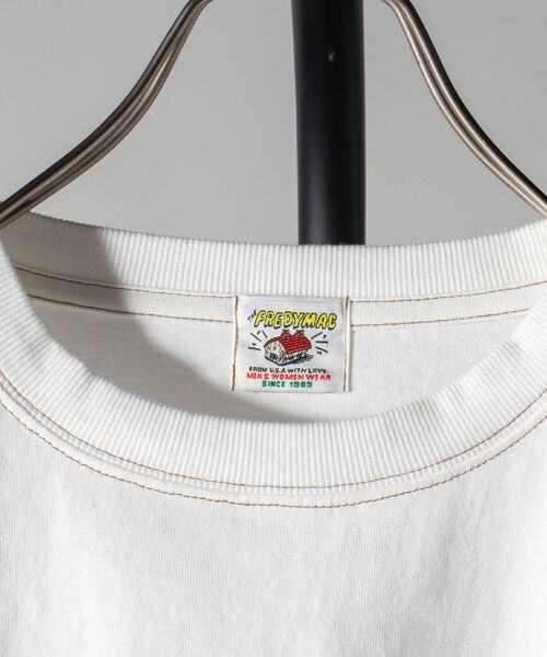 FREDY MAC（フレディーマック）の「【FREDYMAC ”SUNDAY TOOLS WEAR”】コントラストステッチ ロングスリーブTシャツ（Tシャツ/カットソー・メンズ・ブラック/オフホワイト/サックスブルー/オレンジ/アイボリー・MEDIUM）」の21枚目の写真